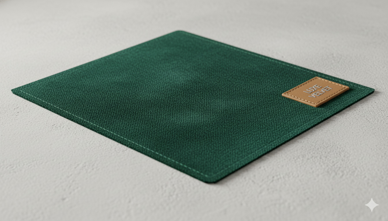 Luxurious velvet fabric